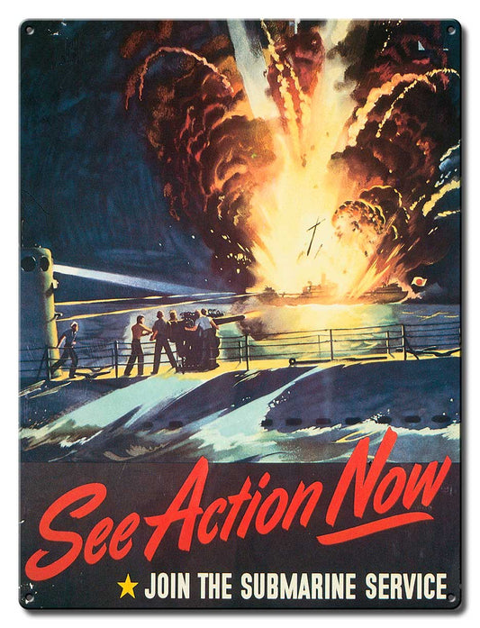 See Action Submarine Service 12 X 16
