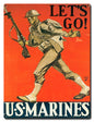 Let'S Go Marines 12 X 16