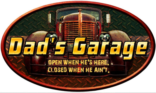 Dad'S Garage 12 x 16
