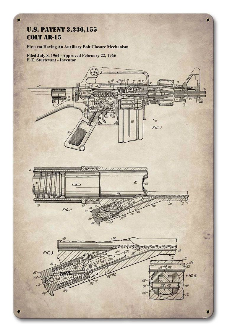 Ar-15 Patent 12 x 18