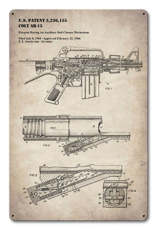 Ar-15 Patent 12 x 18
