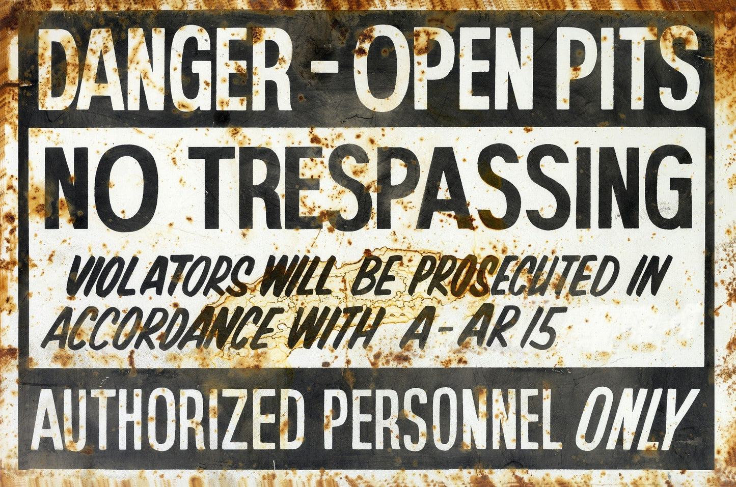 No Trespassing 18 x 12