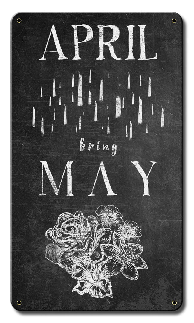 April Showers Bring May Flowers 8 x 14
