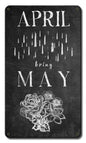 April Showers Bring May Flowers 8 x 14