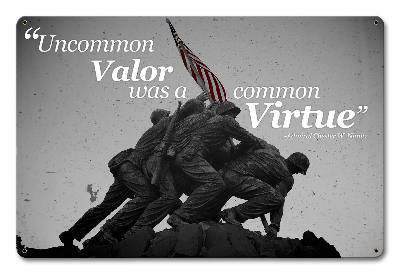 Iwo Jima Nimitz 18 x 12