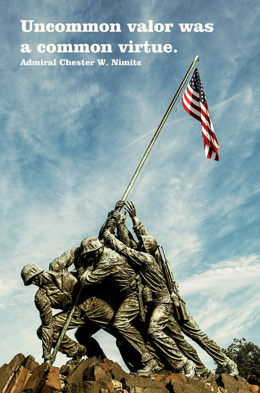 Uncommon Valor Nimitz 12 x 18