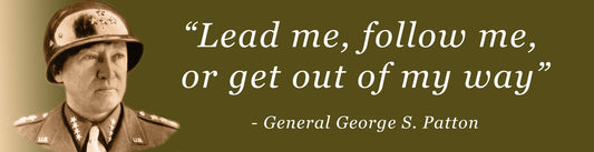Lead Or Follow Patton 20 X 5