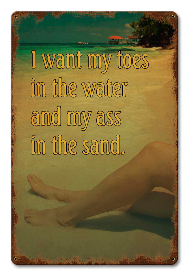 Toes In The Water 12 x 18