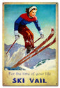 Ski Vail Time Of Life 16 x 24