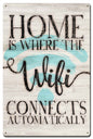 Home Is Where The Wifi Connects Automatically 16 x 24
