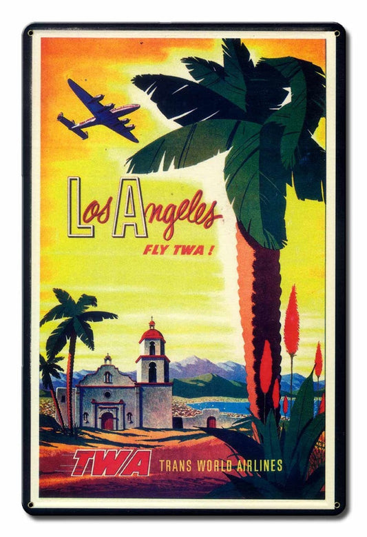 Los Angeles Twa 12 x 18