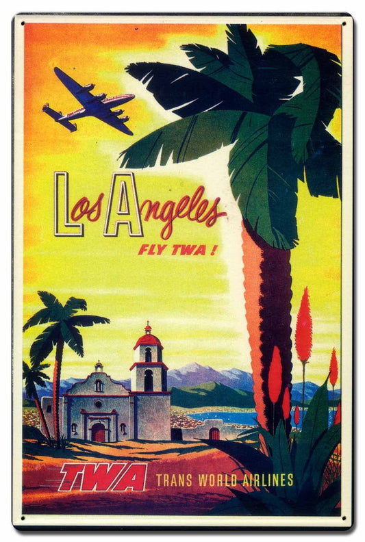 Los Angeles Twa 16 x 24