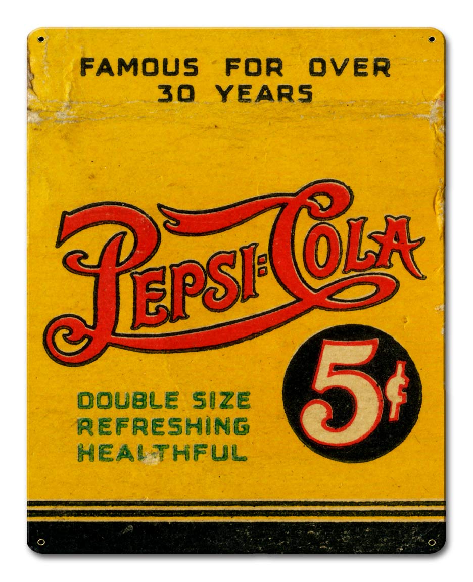 Pepsi Cola Refreshing 12 x 15