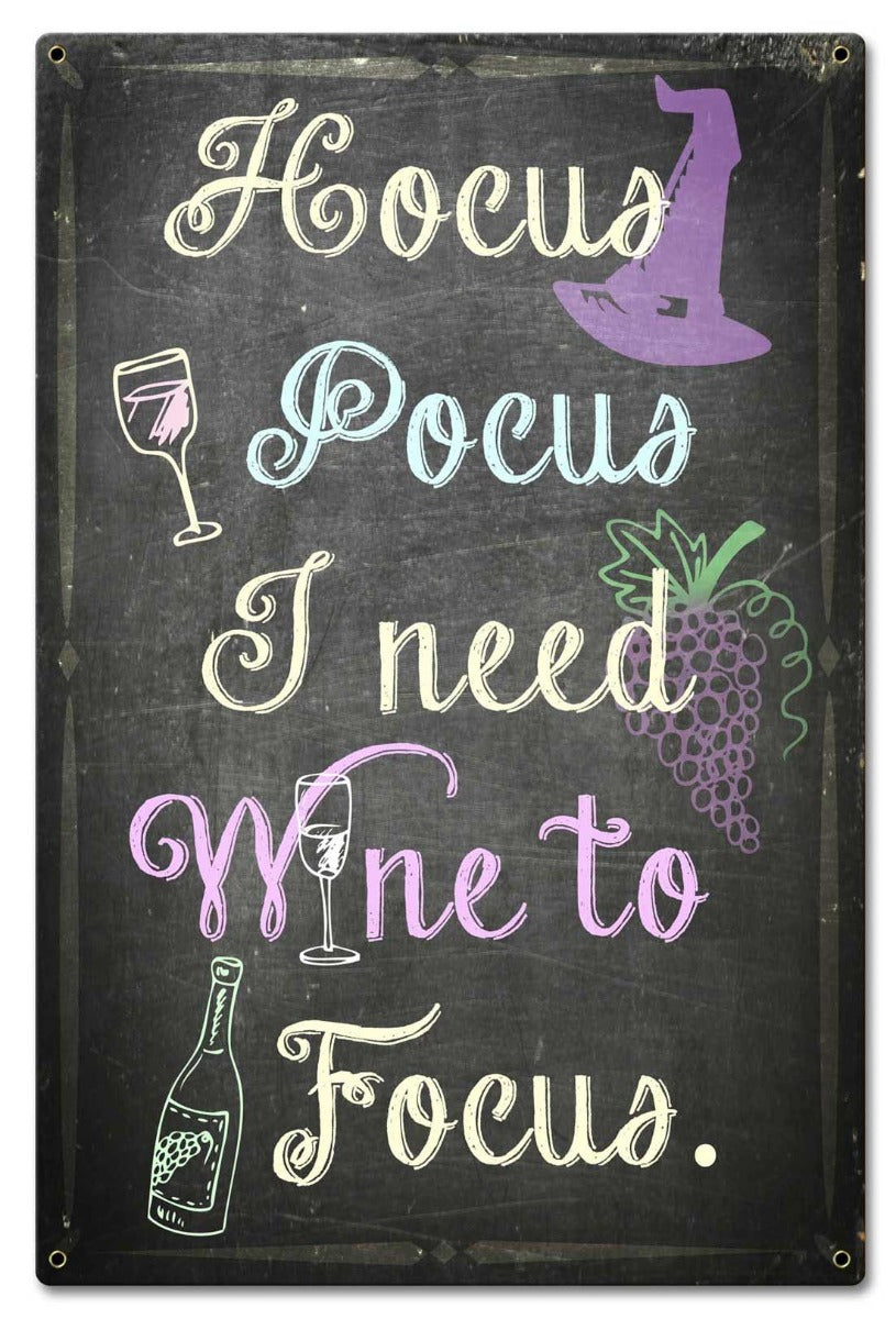 Hocus Pocus I Need Wine 16 x 24