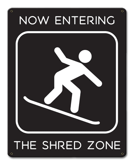Shred Zone Snowboard 12 x 15