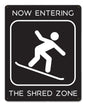 Shred Zone Snowboard 12 x 15