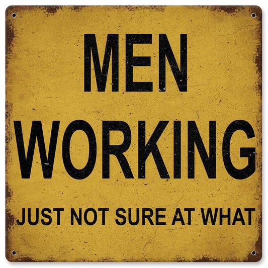 Men Working 12 x 12