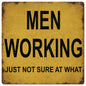 Men Working 12 x 12