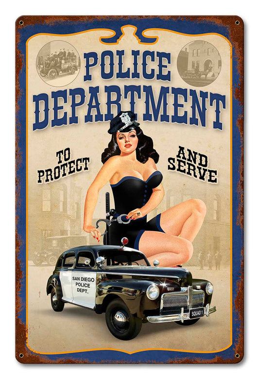 San Diego Police Department 12 x 18
