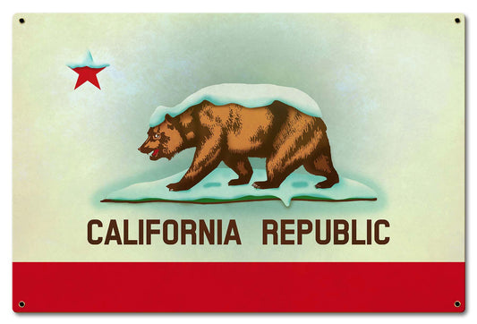 California Snow Flag 24 x 16