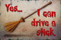 Can Drive A Stick 18 x 12