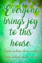 Everyone Brings Joy 12 x 18