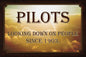 Pilots Looking Down 18 x 12
