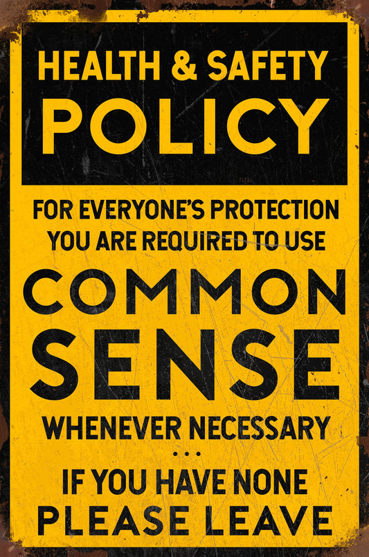 Common Sense Policy Grunge 12 x 18