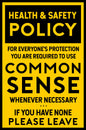 Common Sense Policy Clean 12 x 18