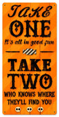 Take One Halloween Candy 12 x 24