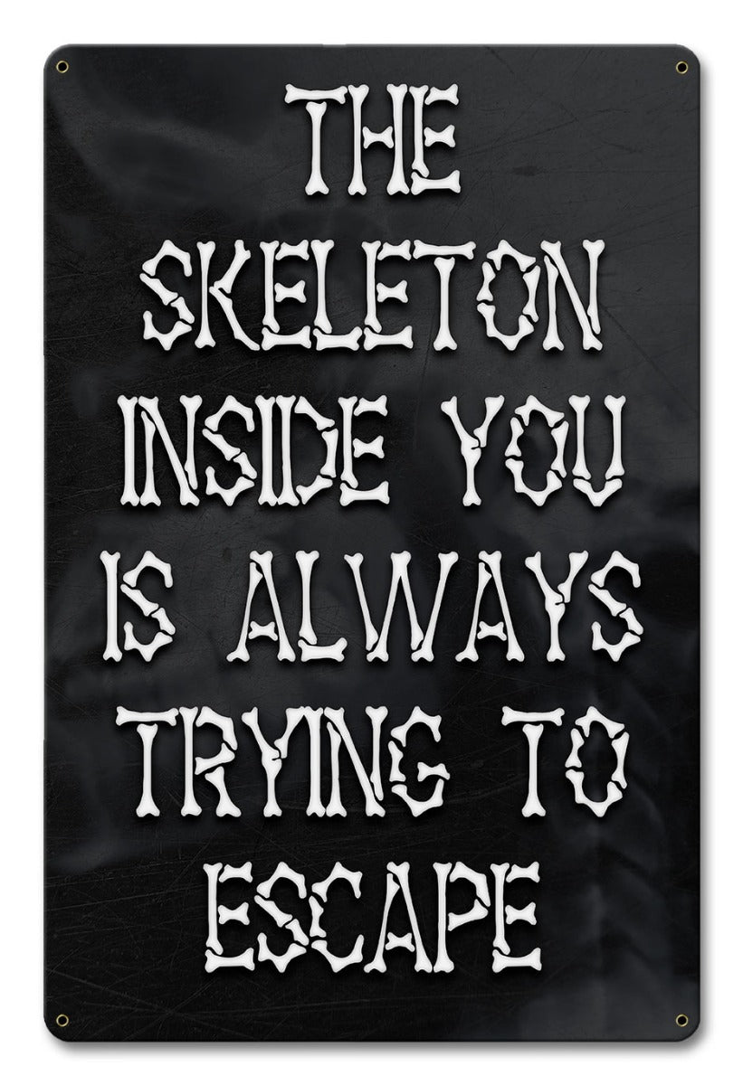 Ptsb369 Skeleton Escape 12 X 18