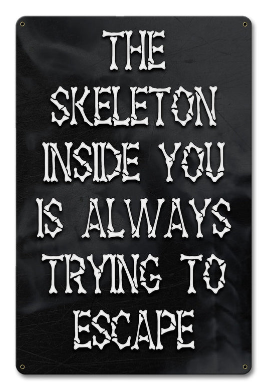 Ptsb369 Skeleton Escape 12 X 18