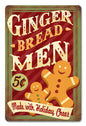 Gingerbread Men Holiday 12 x 18