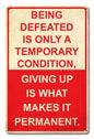 Being Defeated 12 x 18