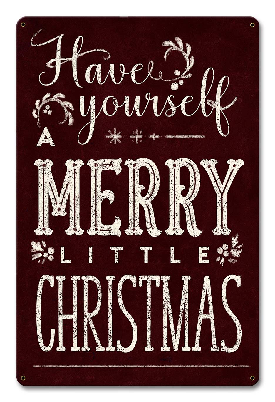 Merry Little Christmas 12 x 18
