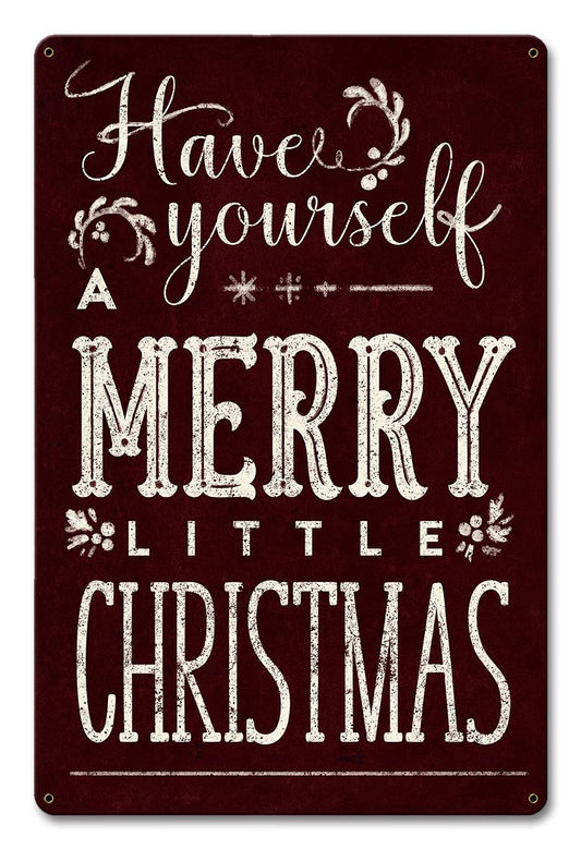 Merry Little Christmas 12 x 18