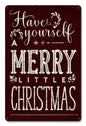 Merry Little Christmas 12 x 18