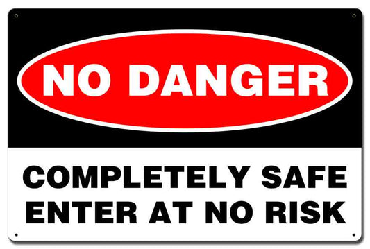 No Danger Clean Large 24 x 16