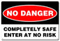 No Danger Clean Large 24 x 16