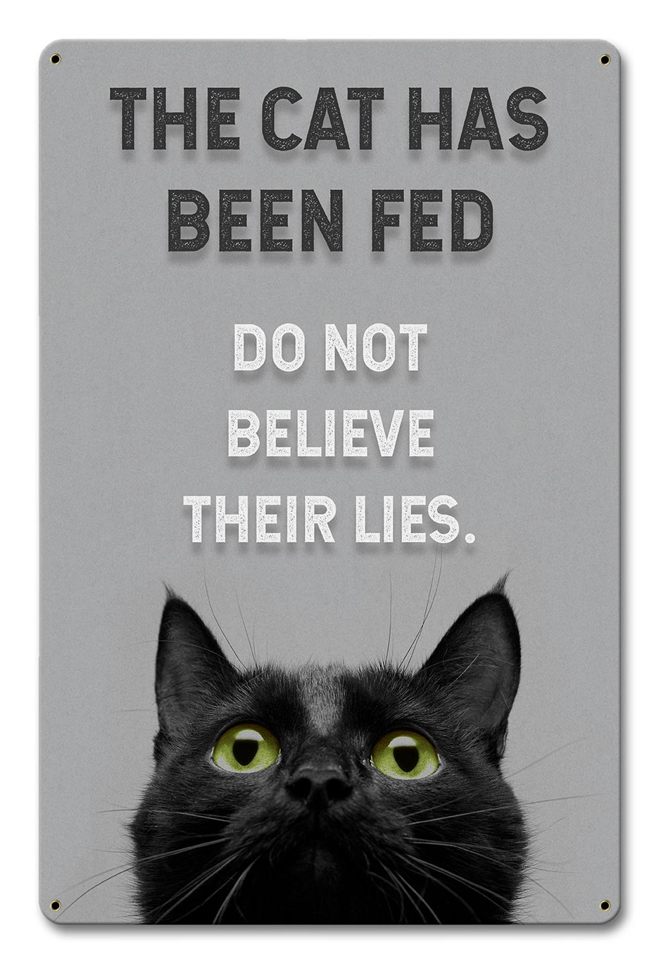 Cat Has Been Fed 12 x 18