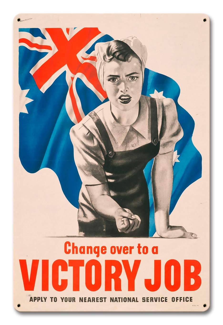Women Victory Job Wwii Australia 12 x 18