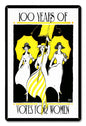 100 Years Votes Women Suffrage 12 x 18
