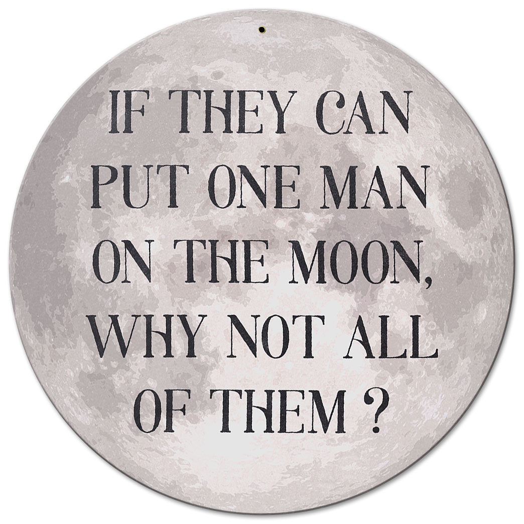 All Men On The Moon 14 x 14