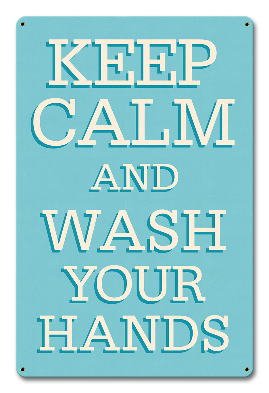 Keep Calm Wash Hands 12 x 18