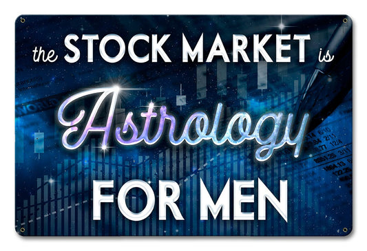 Stock Market Astrology Men 18 x 12