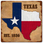 Texas Est. 1836 12 x 12