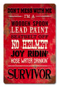 Survivor Humor 12 x 18