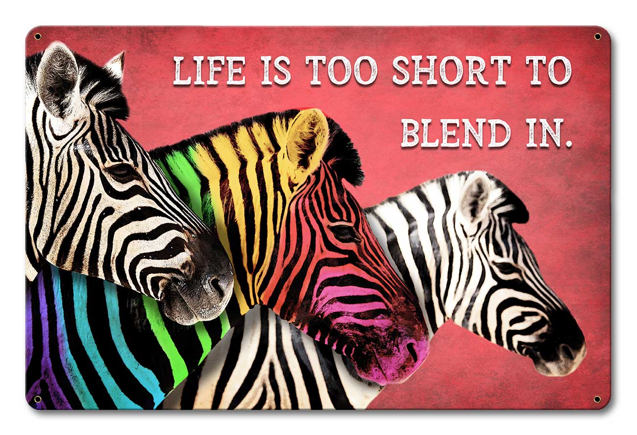 Life'S Too Short 18 x 12