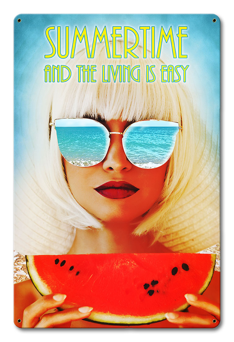Summertime Living Easy 12 x 18