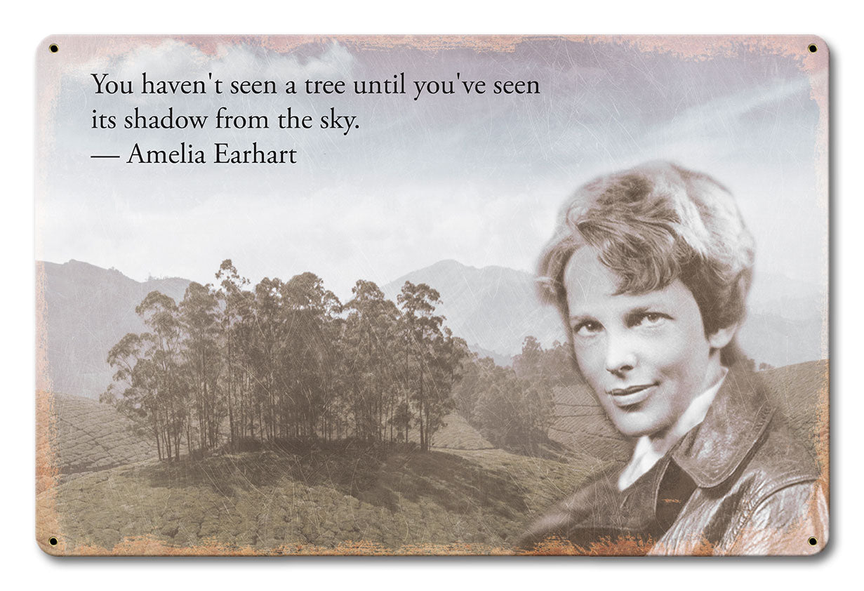 Earhart Tree Quote 18 x 12